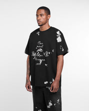 Ceci N'est Pas Une Marque Foil Tee Shirt (Black)