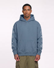 Oversized Hoodie Good and Evil Spirits (Heather Blue)