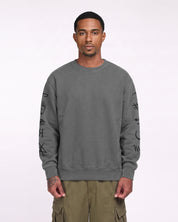 Oversized Good and Evil Spirits Sweatshirt (Graphite)