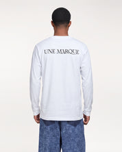 Angel Crewneck L/S Tee Shirt Regular (White)