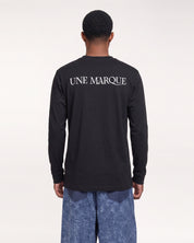 Angel Crewneck L/S Tee Shirt Regular (Black)
