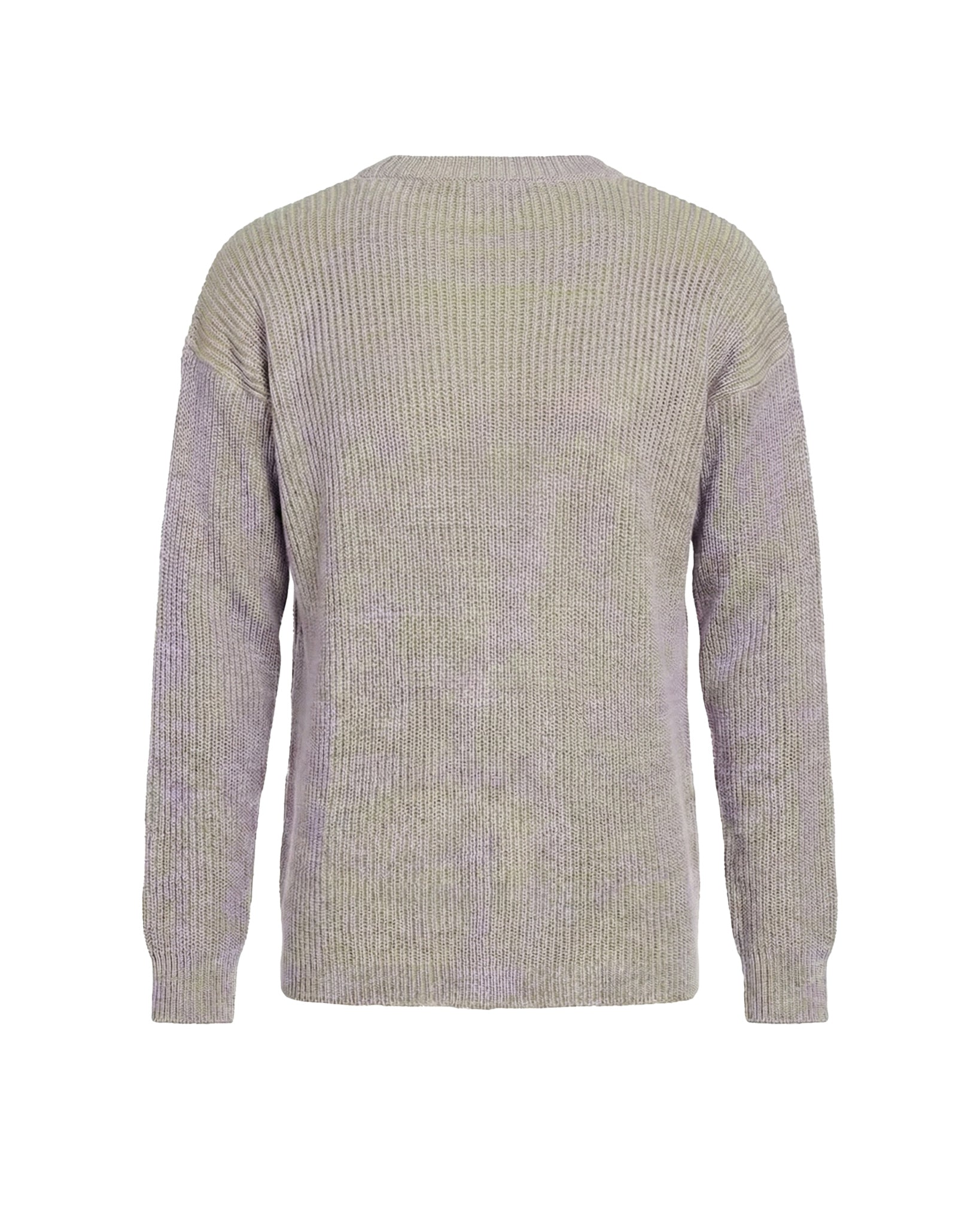 Knitted Sweatshirt Long Sleeve (Grey)