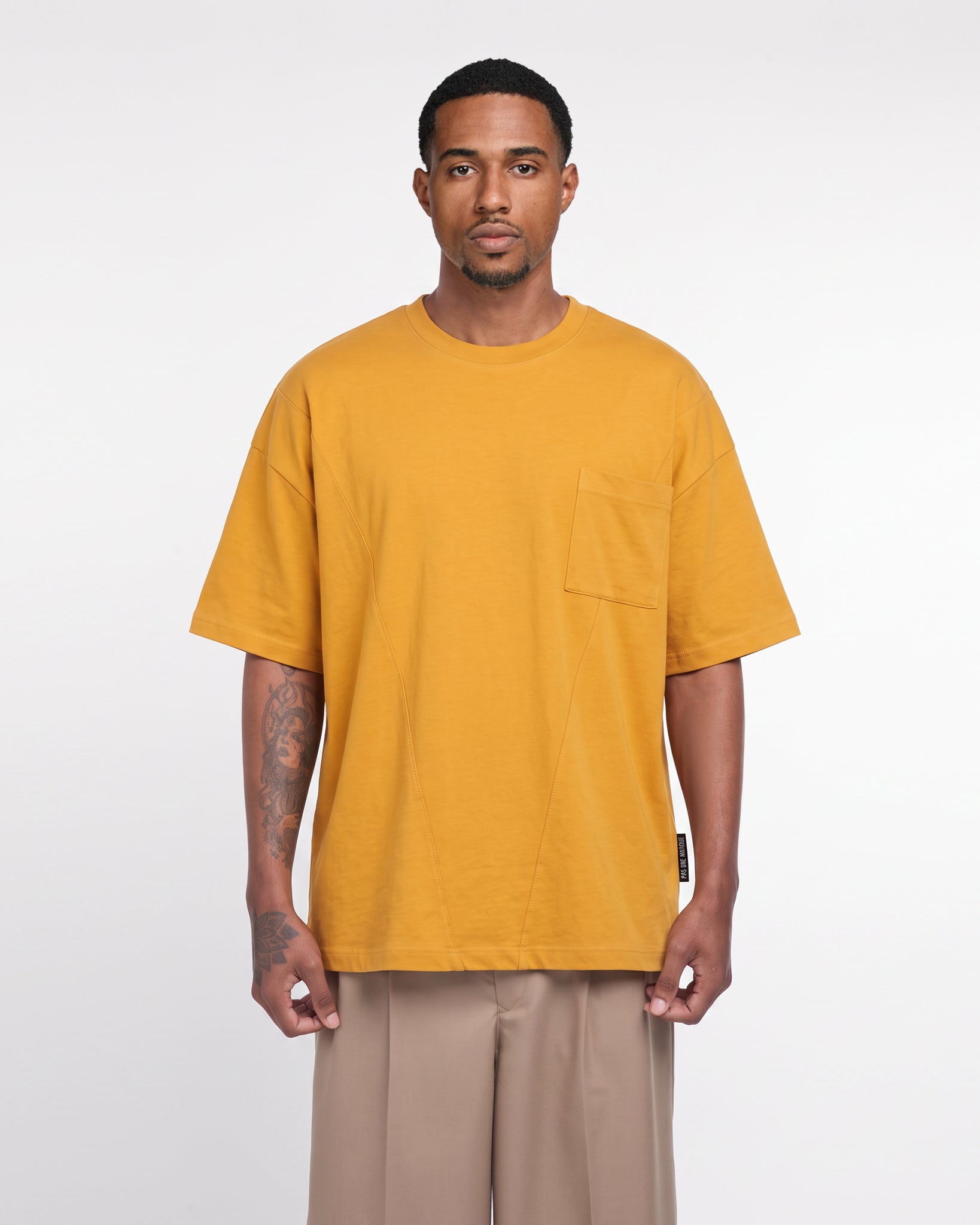 V-Shaped Tee Shirt Amber