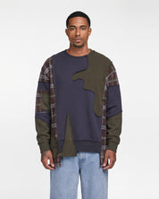 Distressed Sweatshirt (Oliver Green)