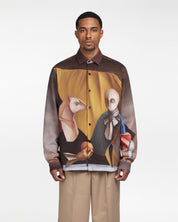 The Ark of Yellow Spells Button Down Shirt
