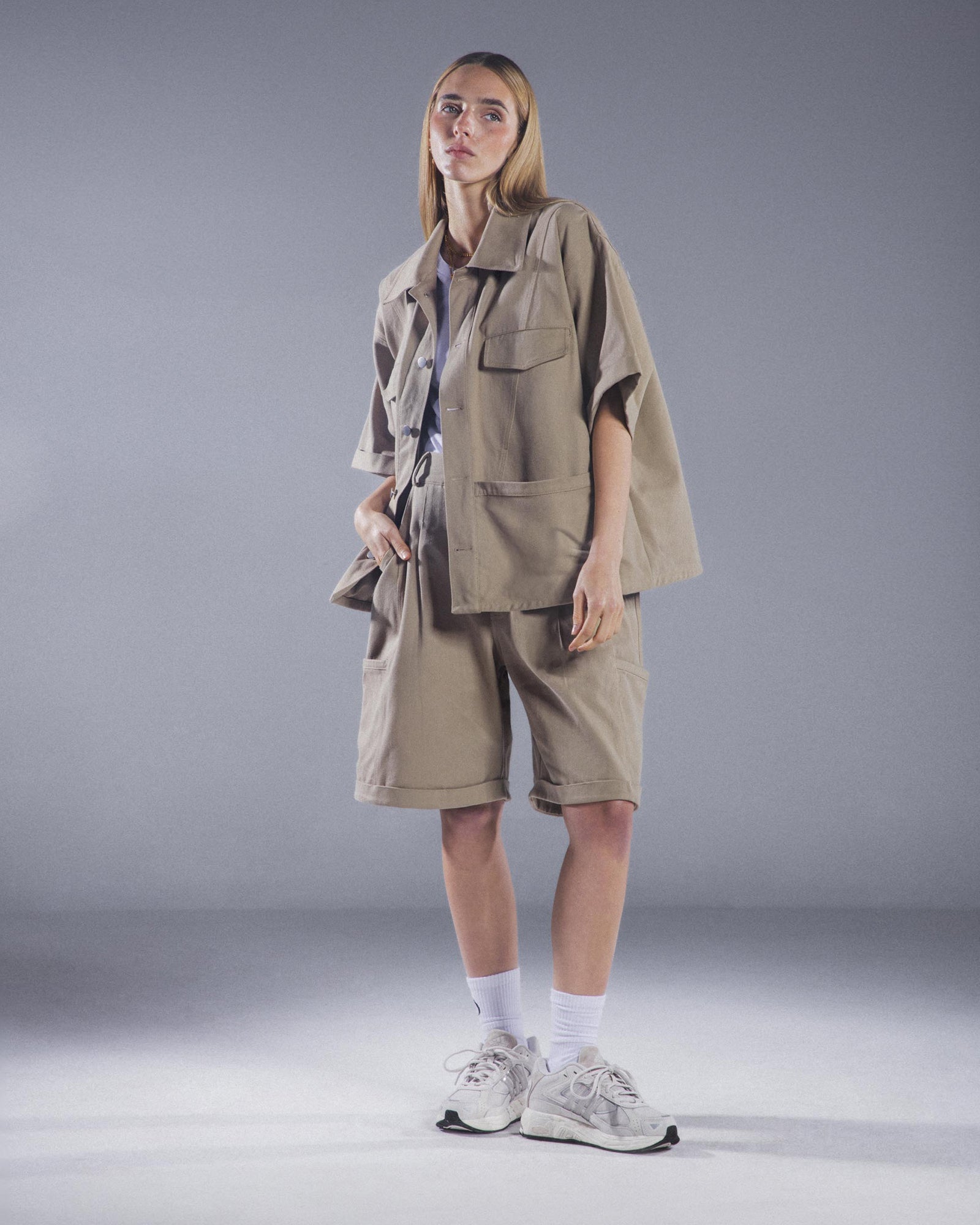 Cargo Shorts (Beige)
