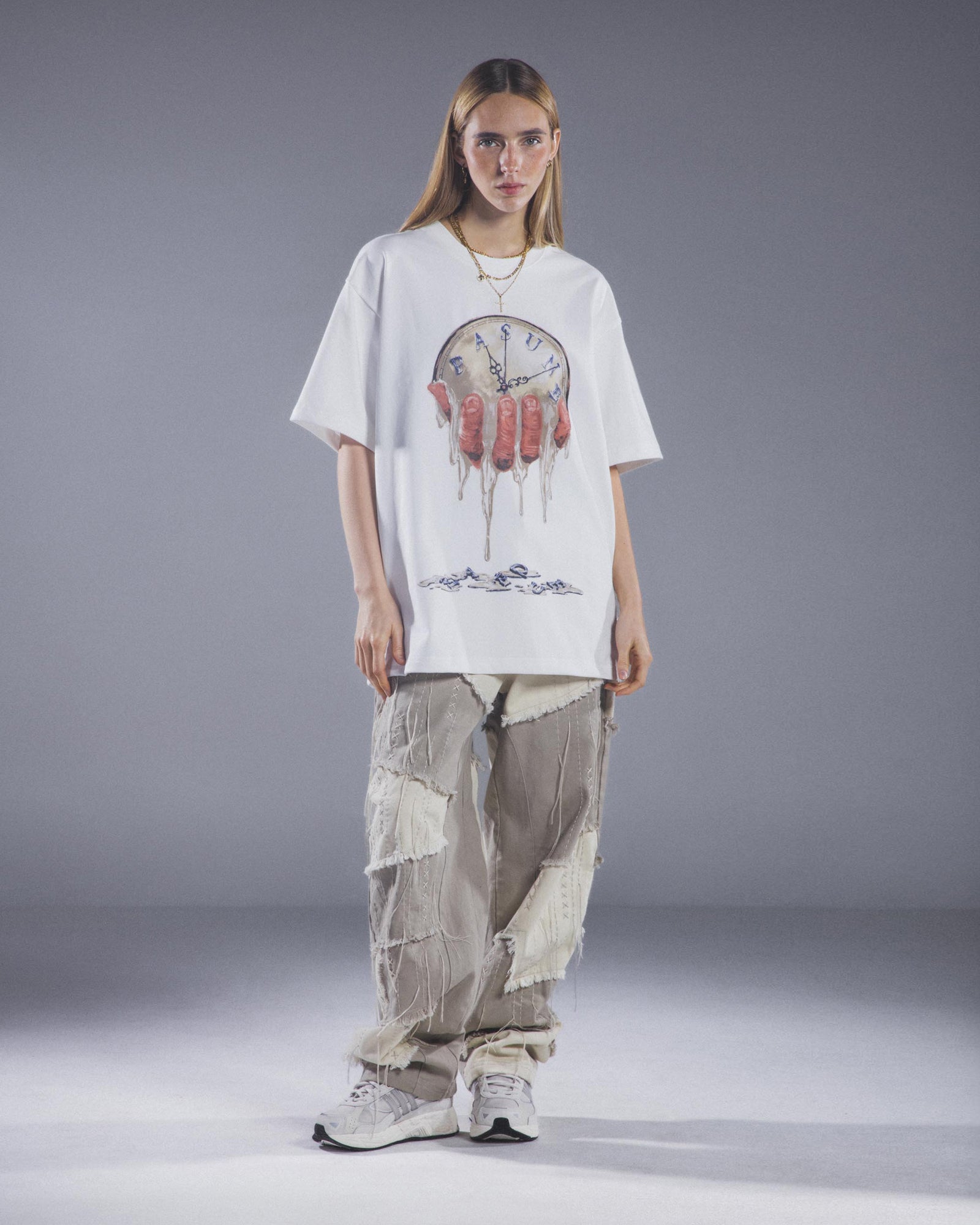 Fleeting Time Tee Shirt (White)