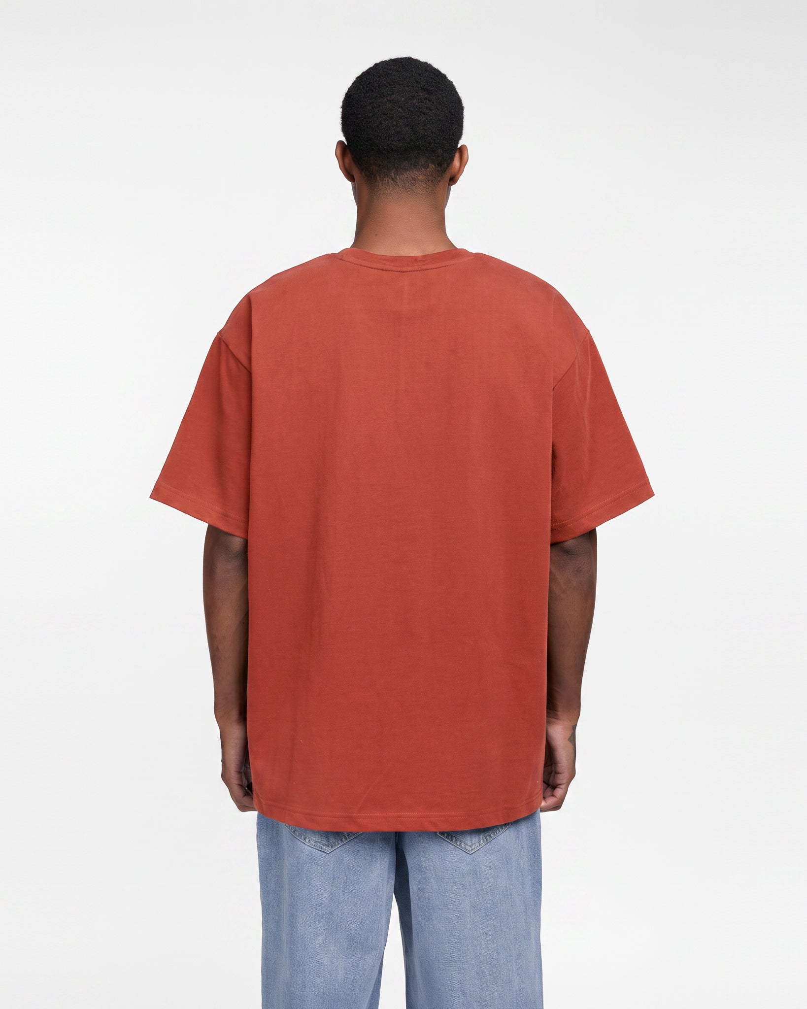 Ceci N'est Pas Une Marque Scribble Tee Shirt (Rust)