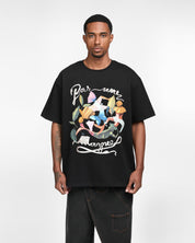 Botanical Reverie Tee Shirt (Black)