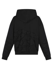 Hand-Beaded Mosaic Hoodie
