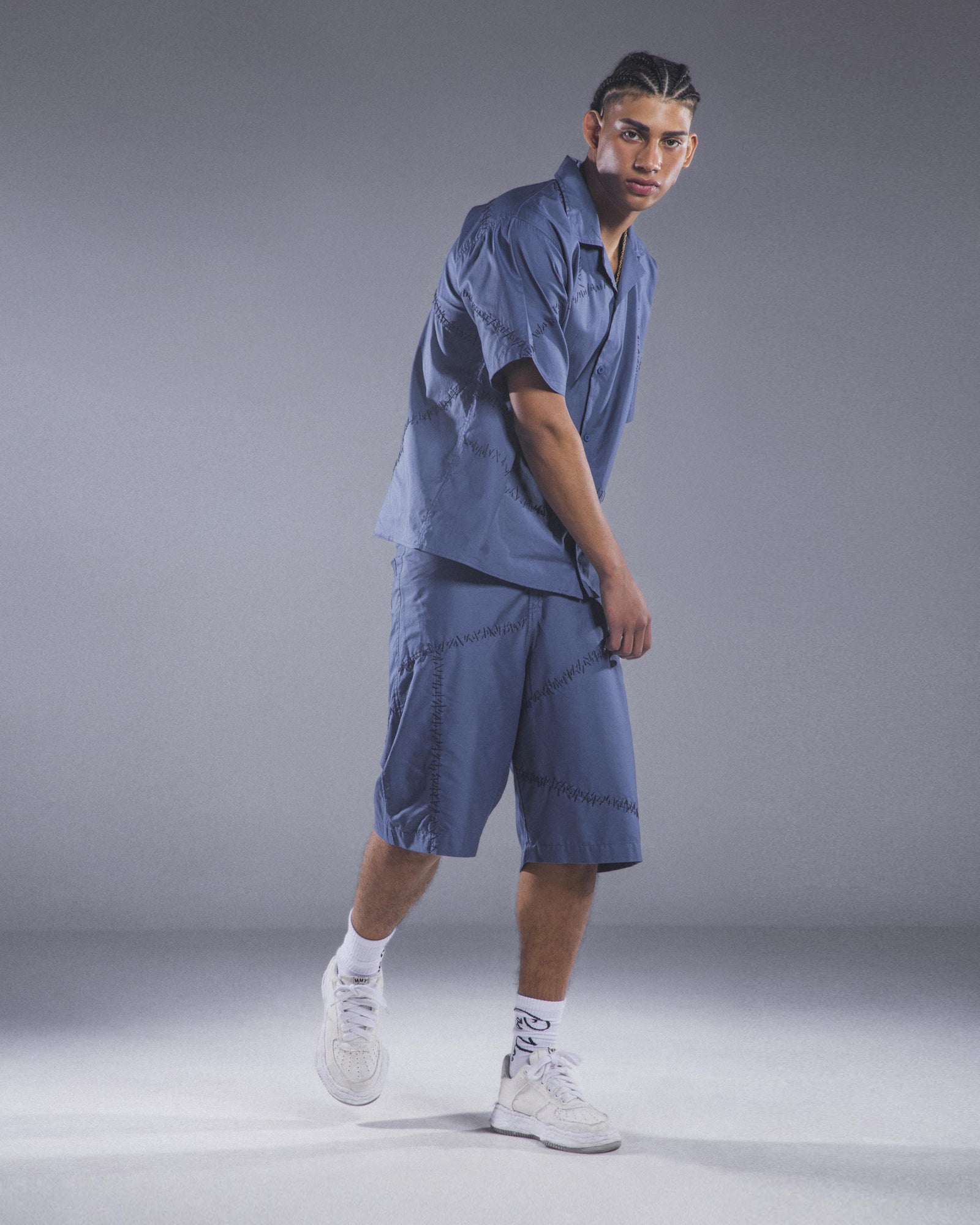 Stitched Shirt (Blue)