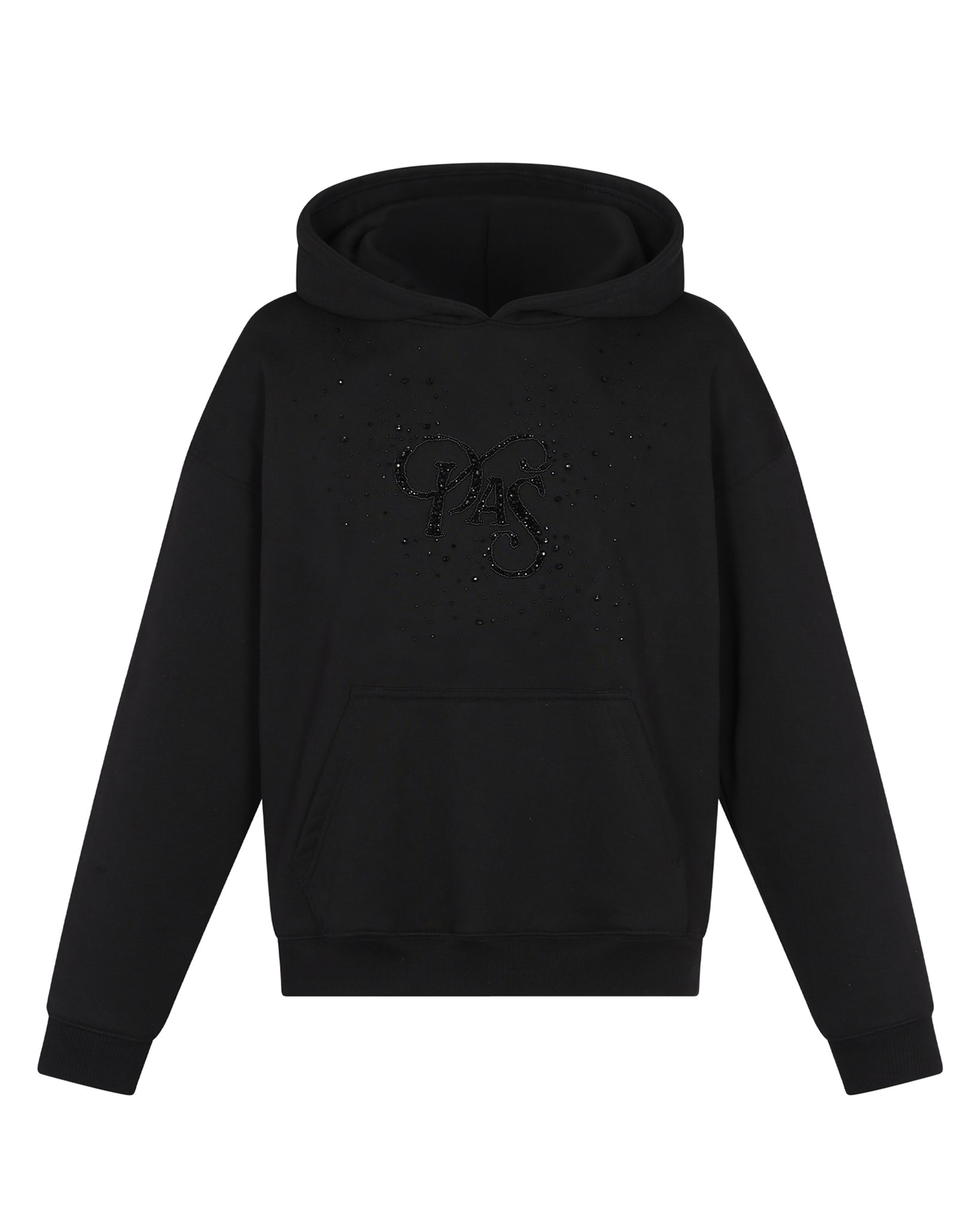 PAS Beaded Hoodie (Black)