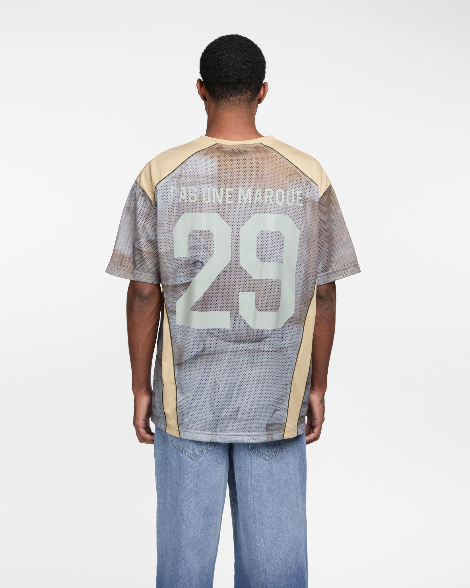 Mesh Tee with Print