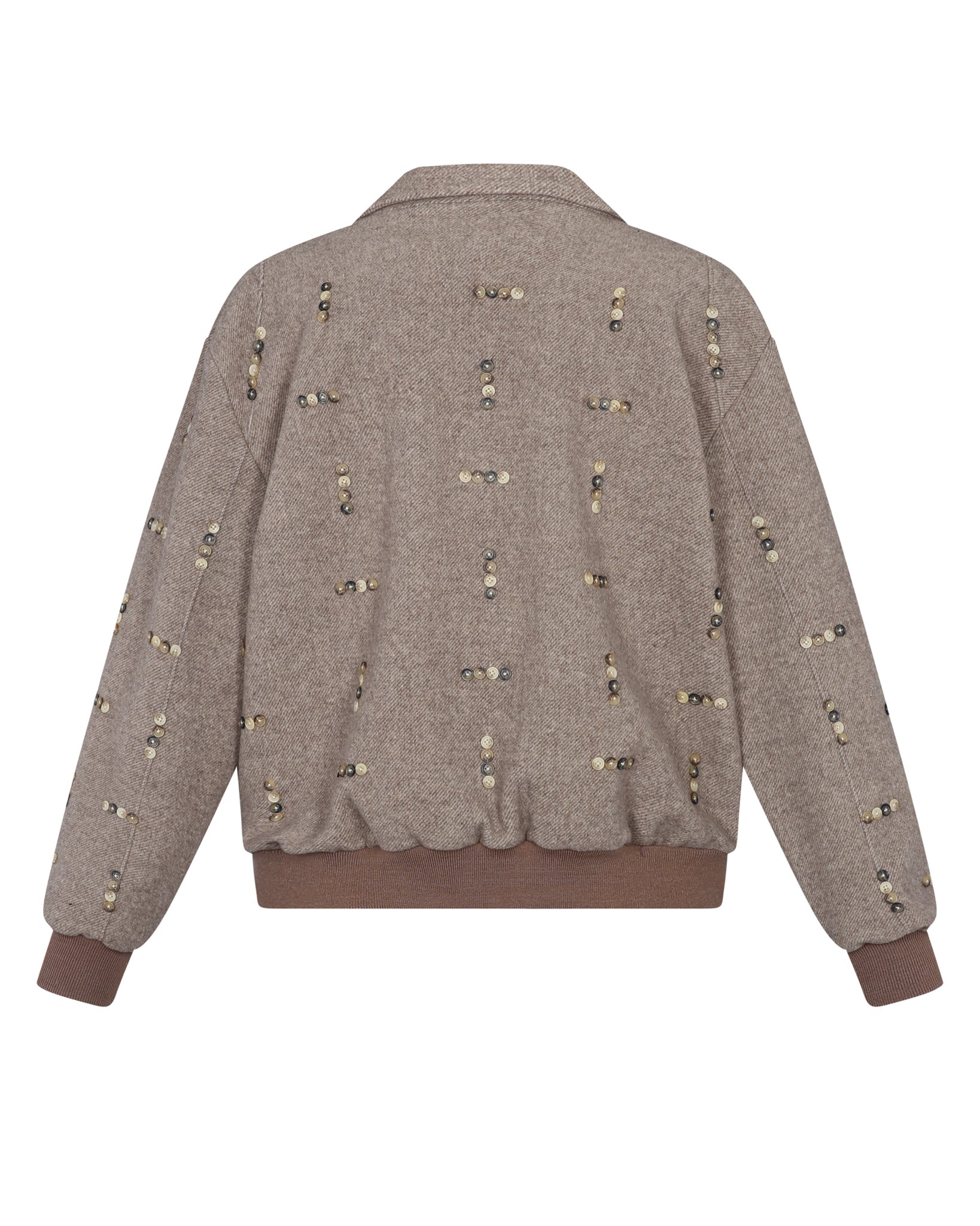 Button Pattern Jacket (Beige)