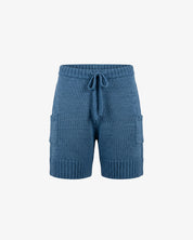 Knitted Shorts (Lazuli Blue)