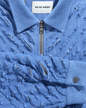 Cut Through Denim Jacket