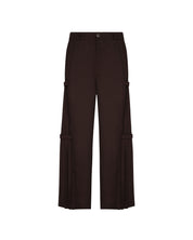 Side-Paneled Trousers (Brown)