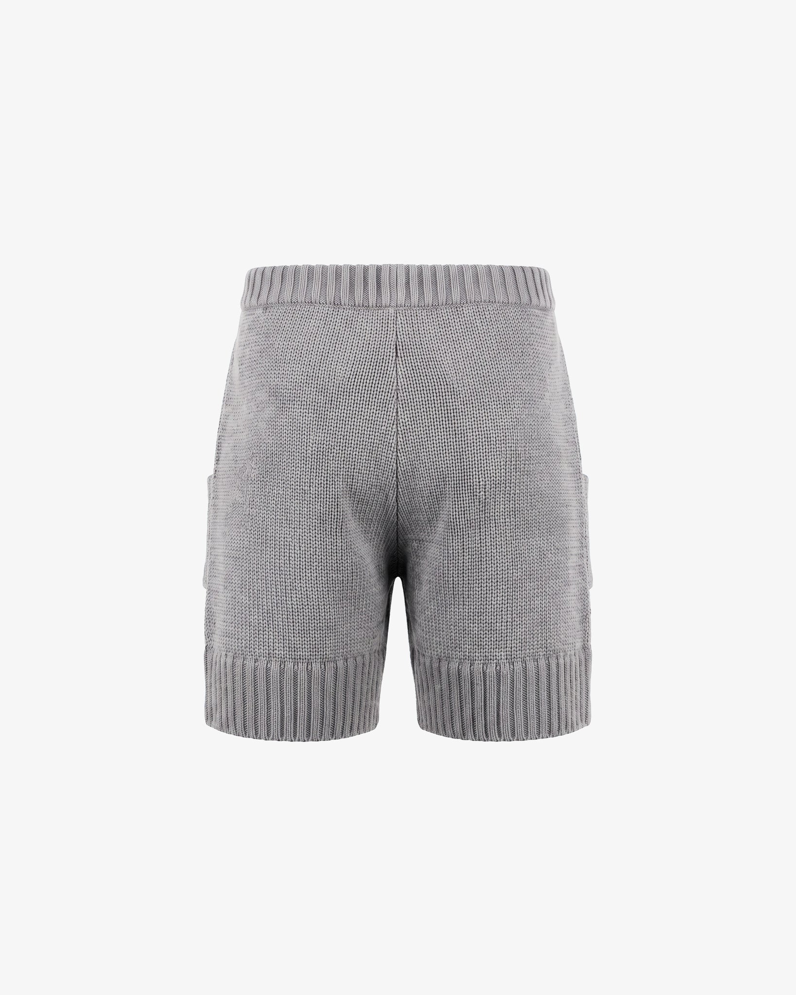 Knitted Shorts (Pearl Grey)