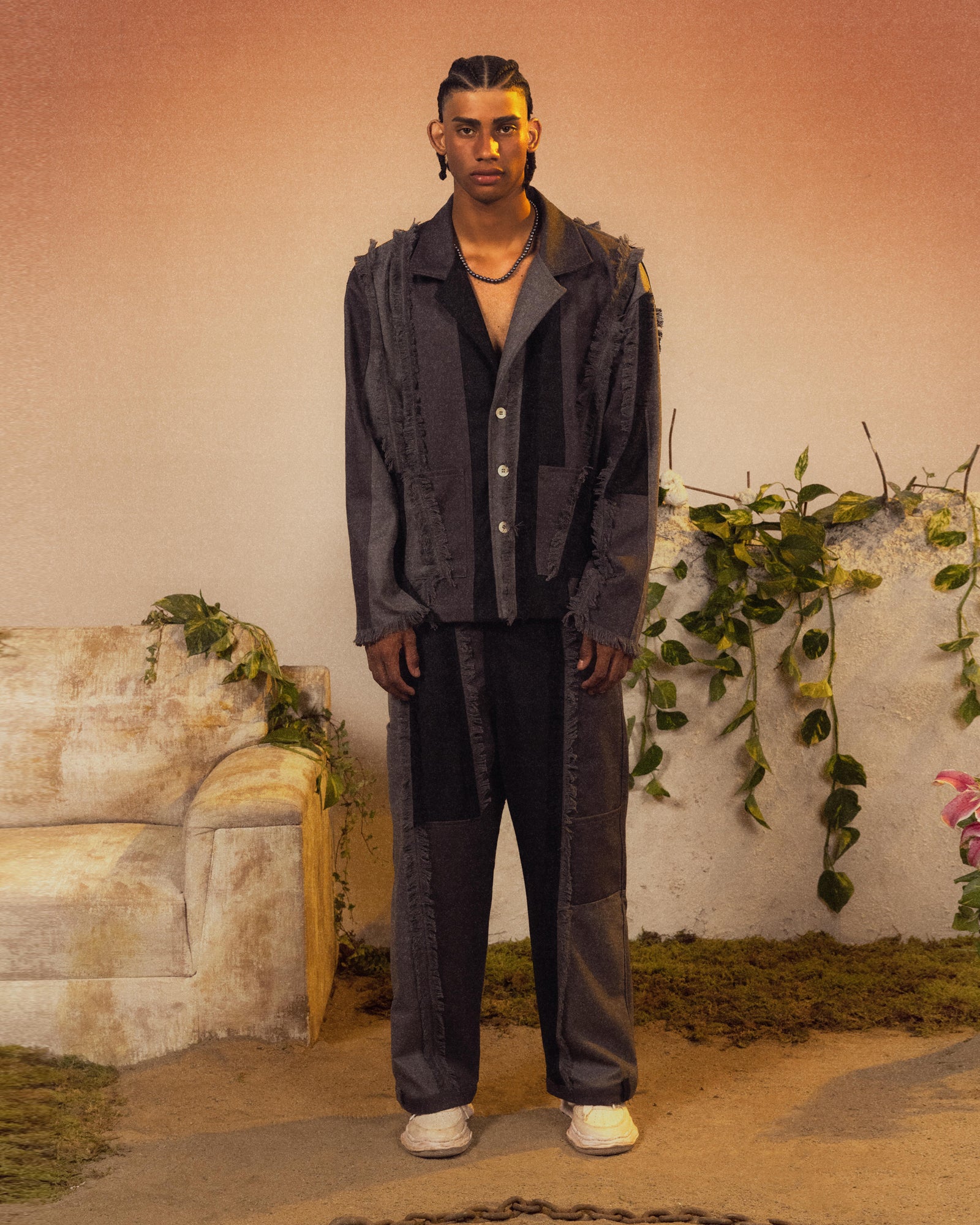 Semi-Distressed Trouser
