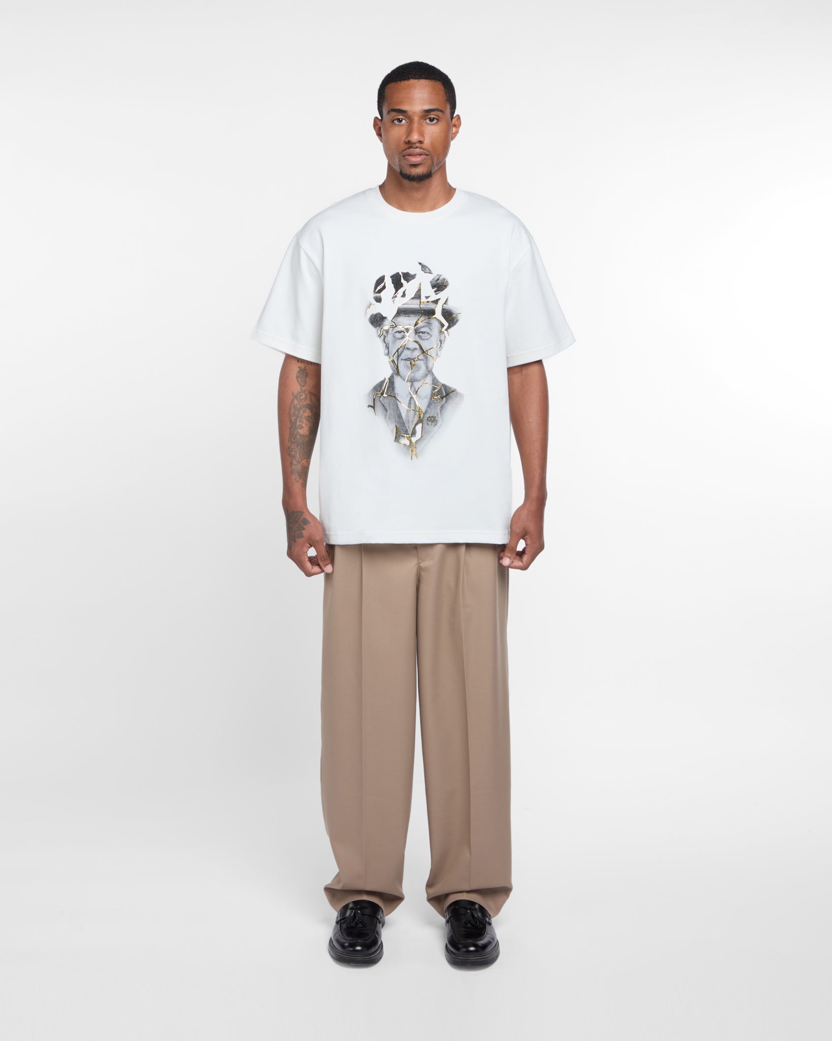 Magritte Foil Tee Shirt (White)