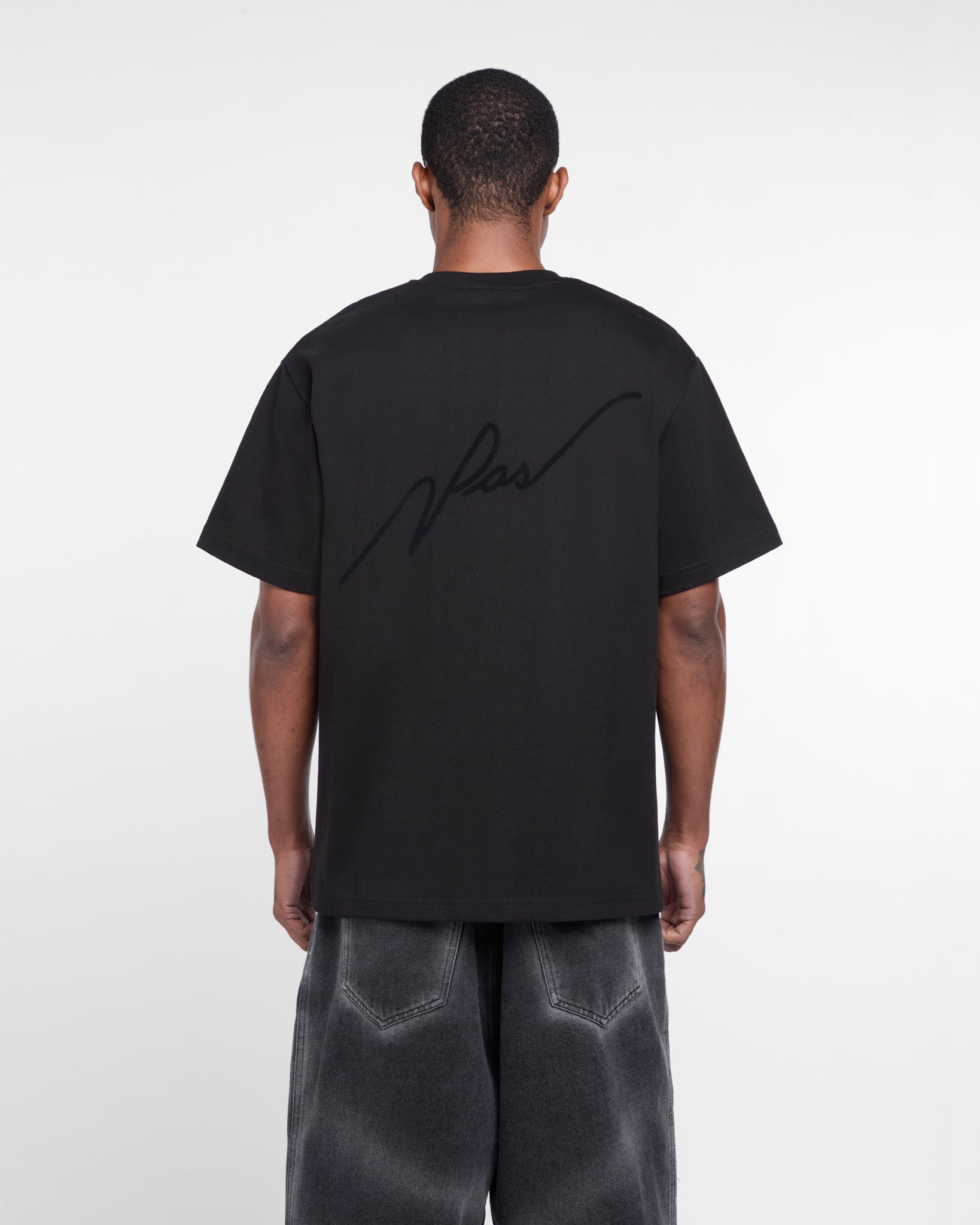 Pas Cursive Tee (Black)