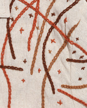 Linen Shirt Rooted Embroidery
