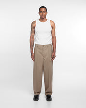 Tailored Trousers (Beige)