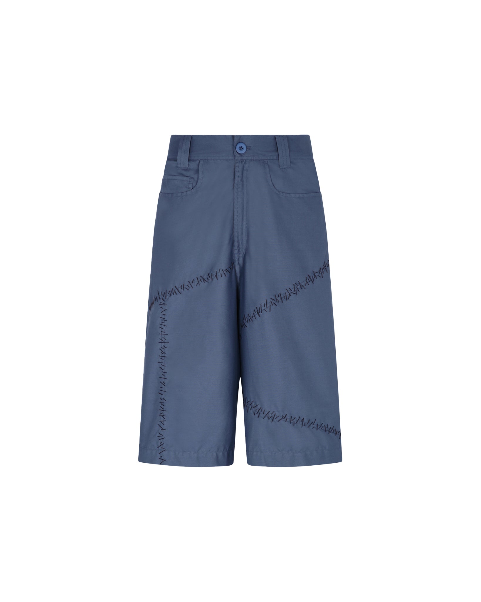 Stitched Shorts (Blue)