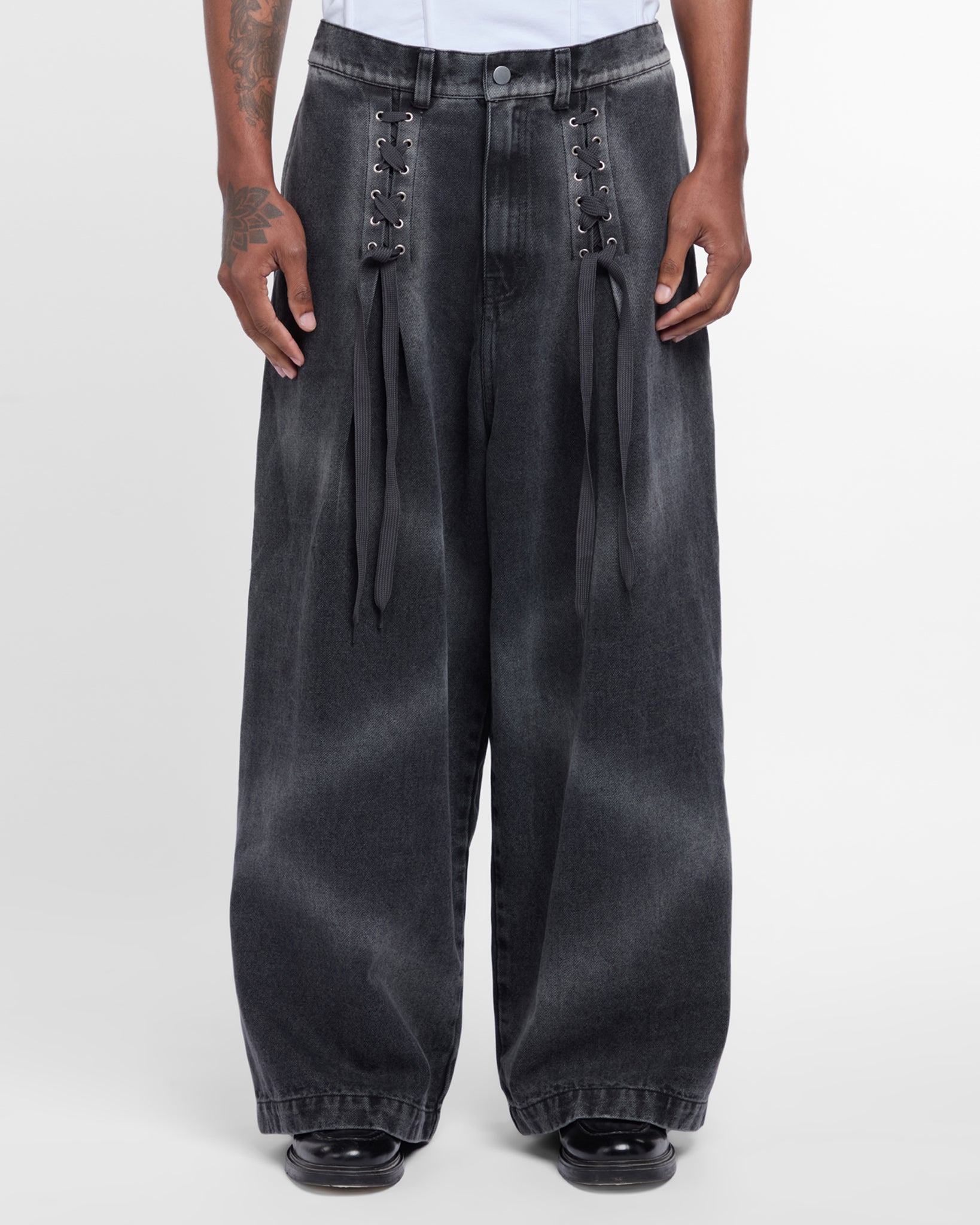 PAS Denim Barrettes (Grey)