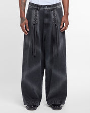 PAS Denim Barrettes (Grey)