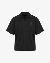 Oversized Box Polo (Jet Black)