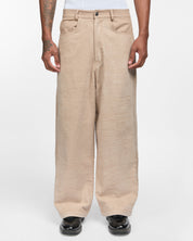 Double-Panelled Distressed Denim