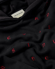 Devil's In The Details Hoodie (Black / Red)