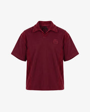 Oversized Box Polo (Ruby Wine)