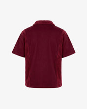 Oversized Box Polo (Ruby Wine)