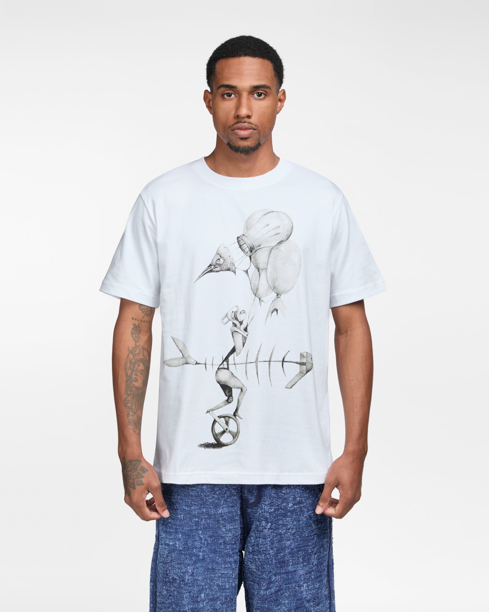 Circus Act Tee Shirt (Whisper White)