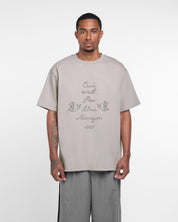 Ceci N'est Pas Une Marque Buttons Tee Shirt (Grey)