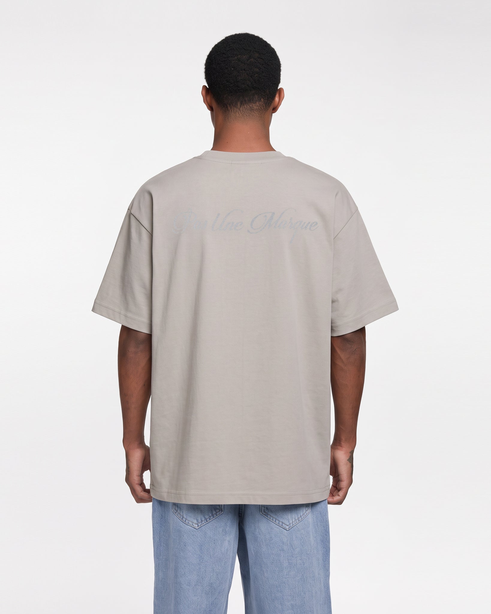 Spine Tee Shirt (Light Grey)