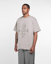 Ceci N'est Pas Une Marque Buttons Tee Shirt (Grey)