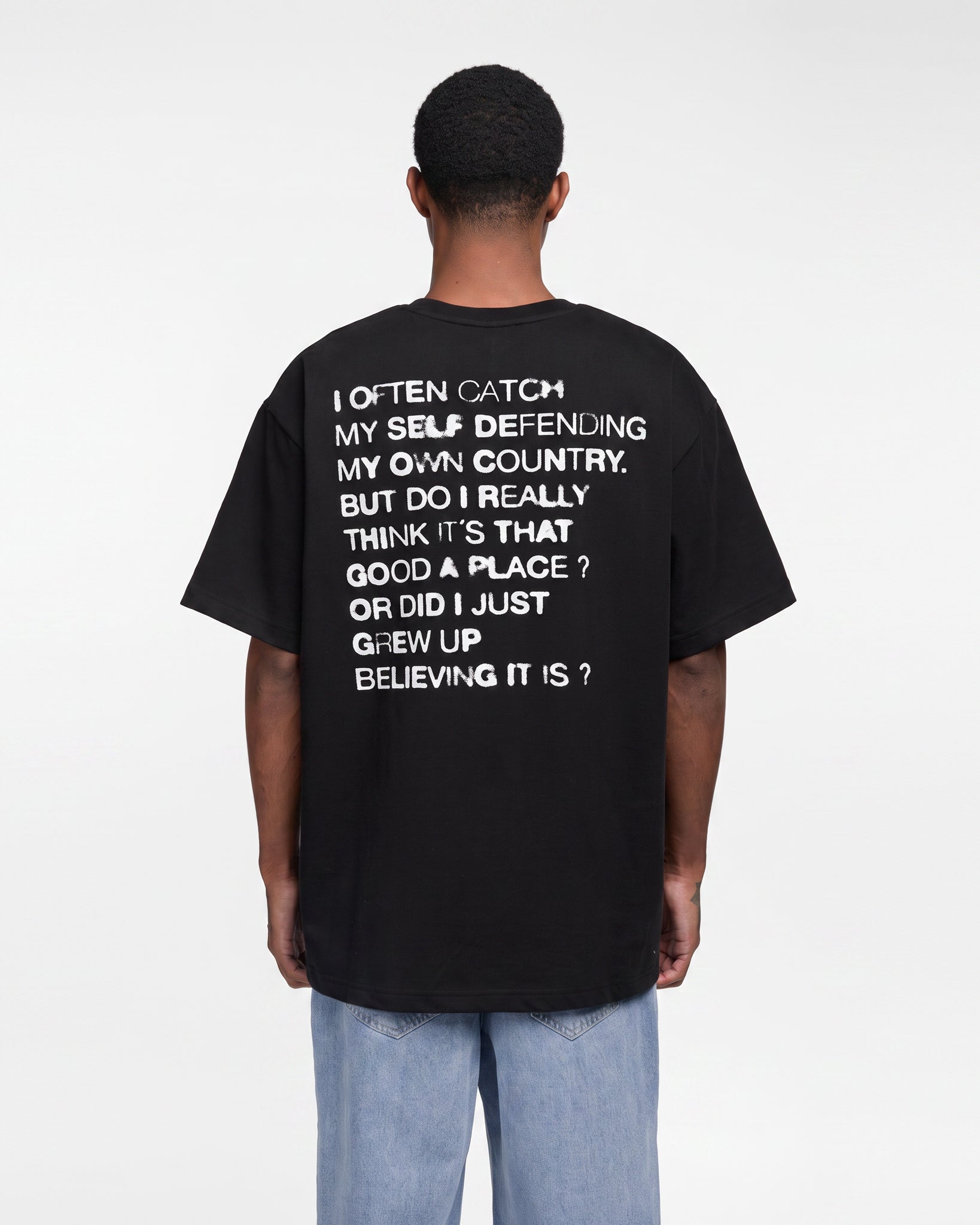 Self-Reflection Tee Shirt (Black)