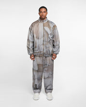 Printed Mesh Tracksuit Jacket