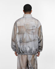 Printed Mesh Tracksuit Jacket