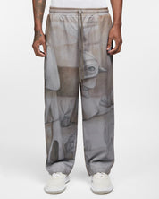 Printed Mesh Tracksuit Pants