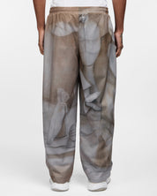 Printed Mesh Tracksuit Pants