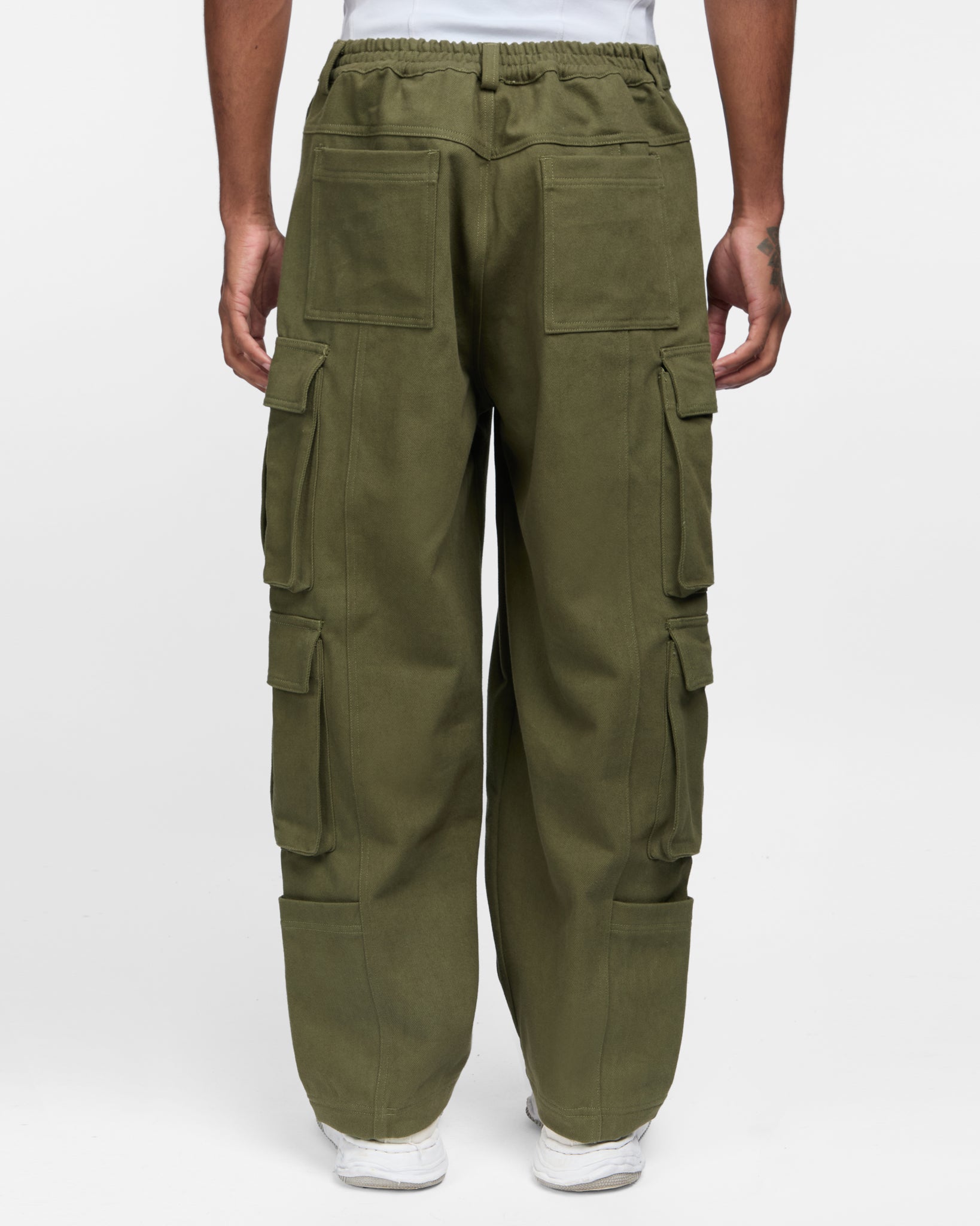 Cargo Trousers (Military Green)