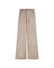 Double-Panelled Distressed Denim
