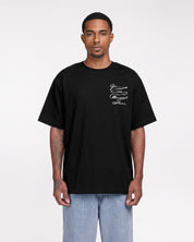 Ribbon Tee Shirt (Black)