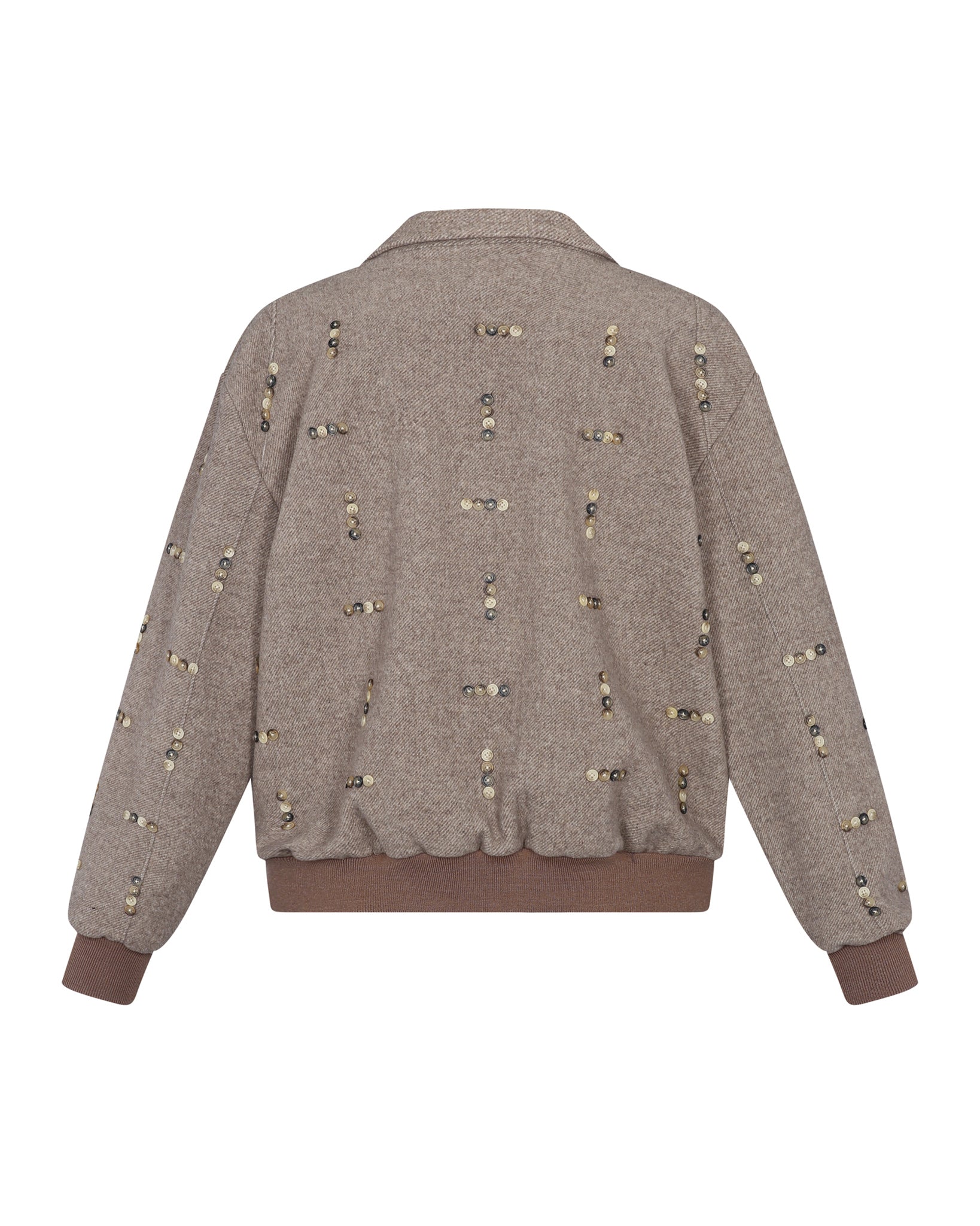 Button Pattern Jacket (Beige)
