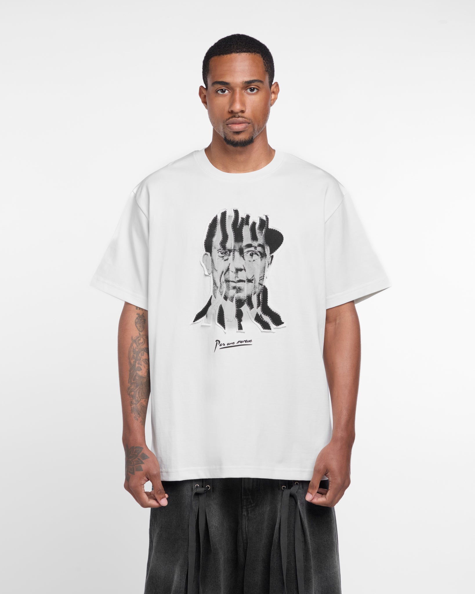 Fractured Icons Tee Shirt (White)