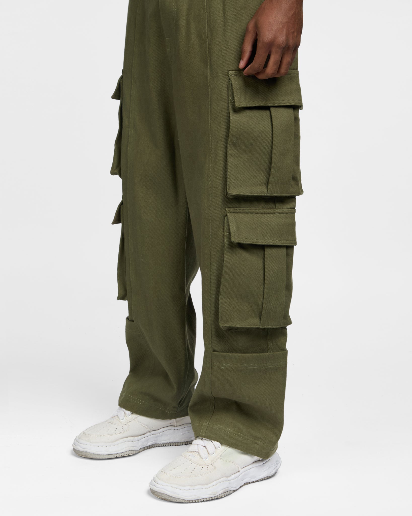 Cargo Trousers (Military Green)